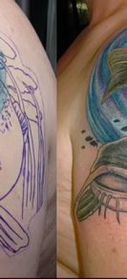 harcsa tetoválás fotó (jelentése) - példa rajz - 047