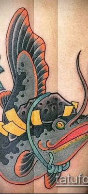 harcsa tetoválás fotó (jelentése) - példa rajz - 009