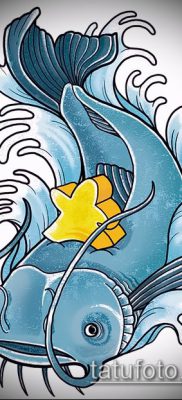 fotó harcsa tetoválásról (érték) - példa rajz - 007