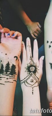 fotó egy fenyő tetoválásról, keltezve 2018. 07. 31 -én № 145 - fenyő tetoválás -