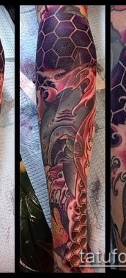 méhsejt tetoválás fotó (jelentése) - példa egy érdekes tetoválási rajzra - 054