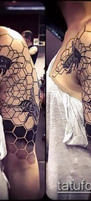 méhsejt tetoválás fotó (jelentése) - példa egy érdekes tetoválási rajzra - 043