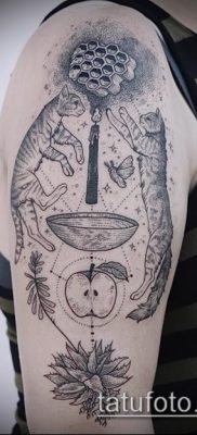 méhsejt tetoválás fotó (jelentése) - példa egy érdekes tetoválási tervre - 021