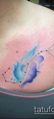 fotó egy csillagkép tetoválásról (jelentése) - példa egy érdekes tetoválási rajzra - 114