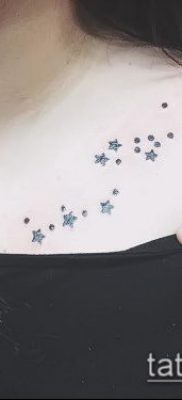 fotó egy csillagkép tetoválásról (jelentése) - példa egy érdekes tetoválási tervre - 112