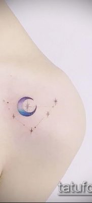 fotó egy csillagkép tetoválásról (jelentése) - egy példa egy érdekes tetoválási tervre - 109