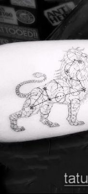 fotó egy csillagkép tetoválásról (jelentése) - példa egy érdekes tetoválási rajzra - 082