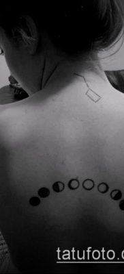 fotó egy csillagkép tetoválásról (jelentése) - példa egy érdekes tetoválásrajzra - 060