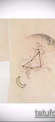 fotó egy csillagkép tetoválásról (jelentése) - példa egy érdekes tetoválási tervre - 046