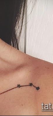 fotó egy csillagkép tetoválásról (jelentése) - példa egy érdekes tetoválásrajzra - 039