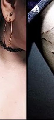 fotó egy csillagkép tetoválásról (jelentése) - példa egy érdekes tetoválási rajzra - 038