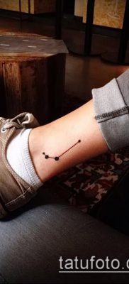 fotó egy csillagkép tetoválásról (jelentése) - példa egy érdekes tetoválási tervre - 034