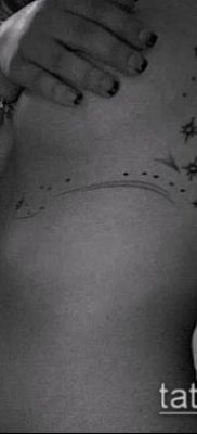 fotó egy csillagkép tetoválásról (jelentése) - példa egy érdekes tetoválási rajzra - 030