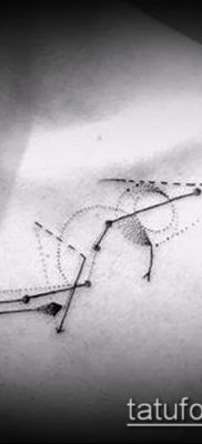 fotó egy csillagkép tetoválásról (jelentése) - példa egy érdekes tetoválási rajzra - 026