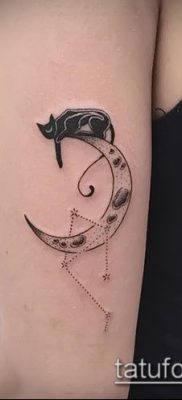 fotó egy csillagkép tetoválásról (jelentése) - példa egy érdekes tetoválásrajzra - 017