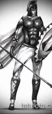fotó tetoválás Spartan (tetoválás Spartan) (érték) - példa rajz - 100