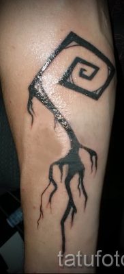 Fénykép egy spirális tetoválásról egy cikkhez a tetoválás jelentéséről ezzel a mintával - tatufoto.ru - 69