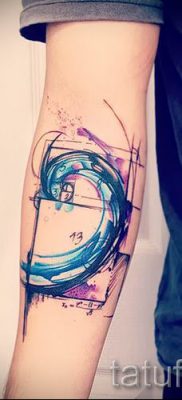 Fénykép egy spirál tetoválásról egy cikkhez a tetoválás jelentéséről ezzel a mintával - tatufoto.ru - 61