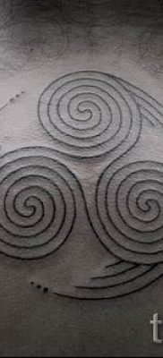 Fénykép egy spirál tetoválásról egy cikkhez a tetoválás jelentéséről ezzel a mintával - tatufoto.ru - 58