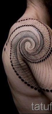 Fénykép egy spirál tetoválásról egy cikkhez a tetoválás jelentéséről ezzel a mintával - tatufoto.ru - 36