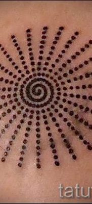 Fénykép egy spirál tetoválásról egy cikkhez a tetoválás jelentéséről ezzel a mintával - tatufoto.ru - 28