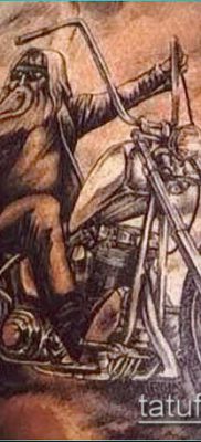 öreg tetováló fotó (jelentése) - egy példa egy érdekes tetoválási rajzra - 025