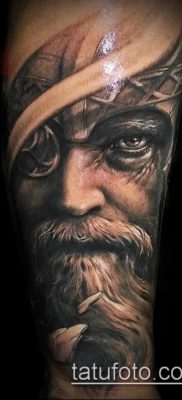 öreg tetováló fotó (jelentése) - egy példa egy érdekes tetoválási rajzra - 024
