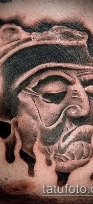 öreg tetováló fotó (jelentése) - példa egy érdekes tetoválási rajzra - 006