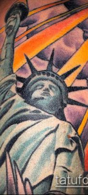 foto TATTOO STATUE OF FREEDOM (Tattoo) (betydning) - eksempel tegning - 086