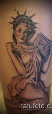 foto TATTOO STATUE OF FREEDOM (Tattoo) (betydning) - eksempel tegning - 083