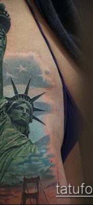 foto TATTOO STATUE OF FREEDOM (Tattoo) (værdi) - eksempeltegning - 077