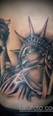 foto TATTOO STATUE OF FREEDOM (Tattoo) (betydning) - eksempeltegning - 074