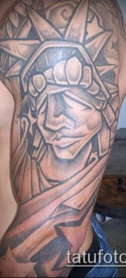 foto TATTOO STATUE OF FREEDOM (Tattoo) (værdi) - eksempeltegning - 073