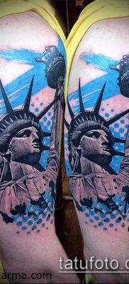 foto TATTOO STATUE OF FREEDOM (Tattoo) (værdi) - eksempeltegning - 068