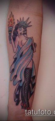 foto TATTOO STATUE OF FREEDOM (Tattoo) (værdi) - eksempeltegning - 062
