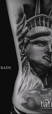 foto TATTOO STATUE OF FREEDOM (Tattoo) (værdi) - eksempeltegning - 057