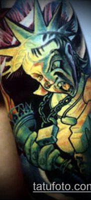 foto TATTOO STATUE OF FREEDOM (Tattoo) (betydning) - eksempeltegning - 051