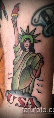 foto TATTOO STATUE OF FREEDOM (Tattoo) (værdi) - eksempeltegning - 050