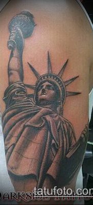 foto TATTOO STATUE OF FREEDOM (Tattoo) (værdi) - eksempeltegning - 049