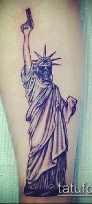 foto TATTOO STATUE OF FREEDOM (Tattoo) (værdi) - eksempeltegning - 048