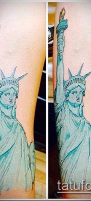 foto TATTOO STATUE OF FREEDOM (Tattoo) (værdi) - eksempeltegning - 045