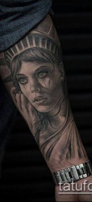 foto TATTOO STATUE OF FREEDOM (Tattoo) (værdi) - eksempeltegning - 042
