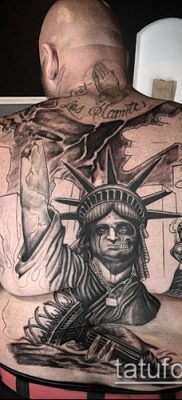 foto TATTOO STATUE OF FREEDOM (Tattoo) (værdi) - eksempeltegning - 041