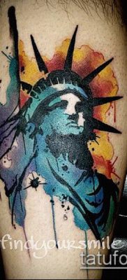 foto TATTOO STATUE OF FREEDOM (Tattoo) (værdi) - eksempeltegning - 035
