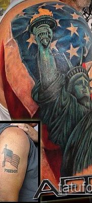 foto TATTOO STATUE OF FREEDOM (Tattoo) (værdi) - eksempeltegning - 033