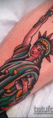 foto TATTOO STATUE OF FREEDOM (Tattoo) (værdi) - eksempeltegning - 032