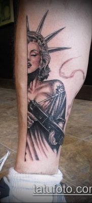 foto TATTOO STATUE OF FREEDOM (Tattoo) (værdi) - eksempeltegning - 031