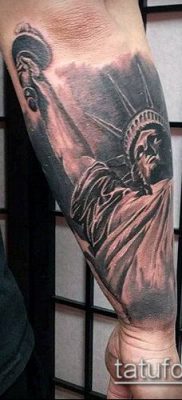 foto TATTOO STATUE OF FREEDOM (Tattoo) (værdi) - eksempeltegning - 029