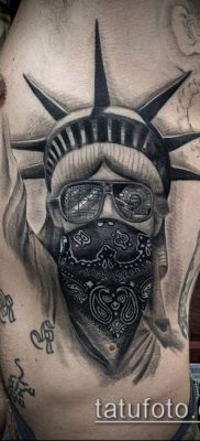 foto TATTOO STATUE OF FREEDOM (Tattoo) (betydning) - eksempeltegning - 028