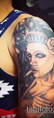 foto TATTOO STATUE OF FREEDOM (Tattoo) (værdi) - eksempeltegning - 025